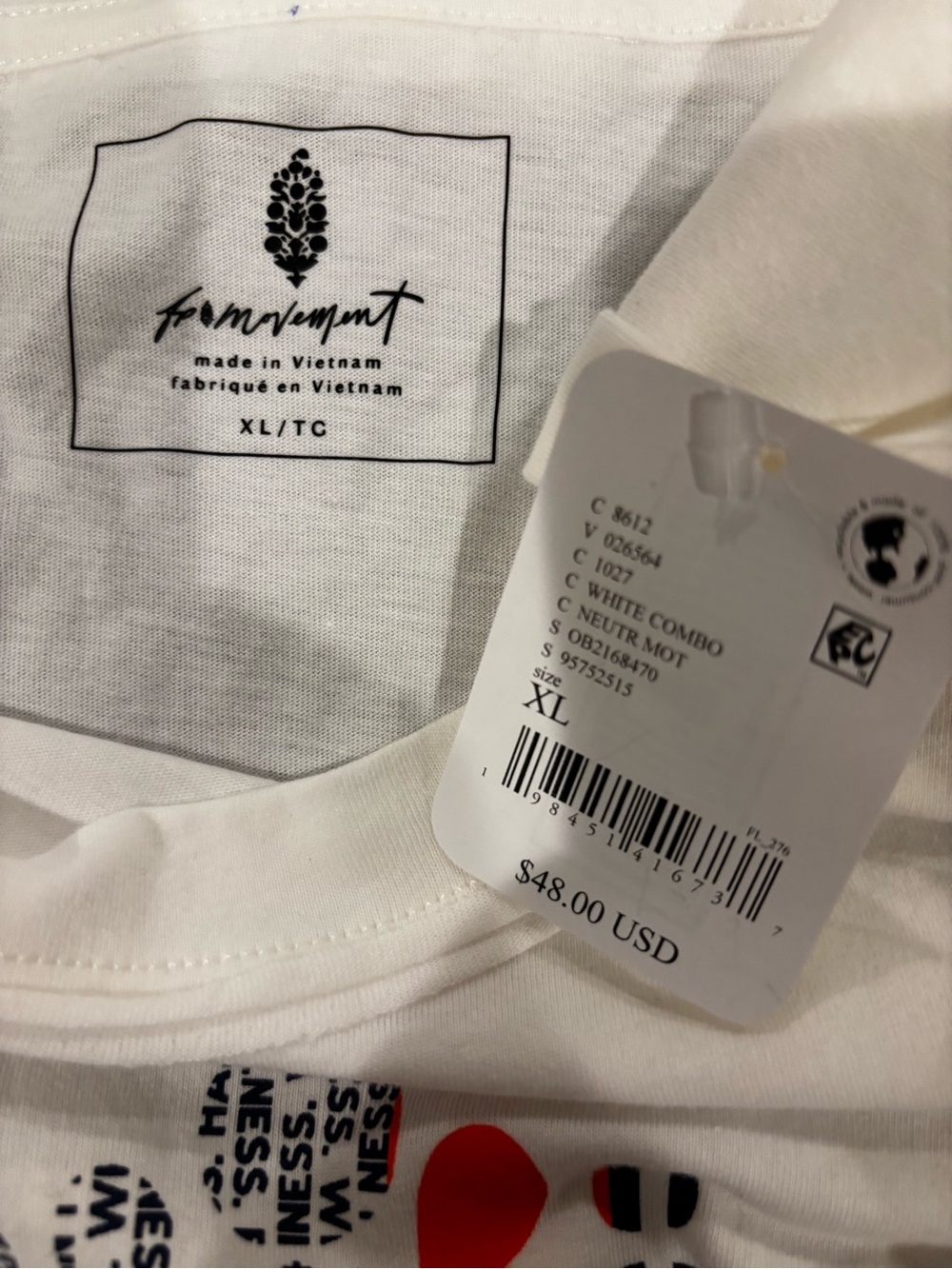 Free People Movement Inspire Logo tee NWT - Picture 4 of 4